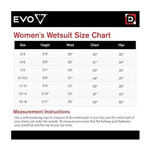  EVO Elite Blaze 3mm Full Scuba Wetsuit (Women's)