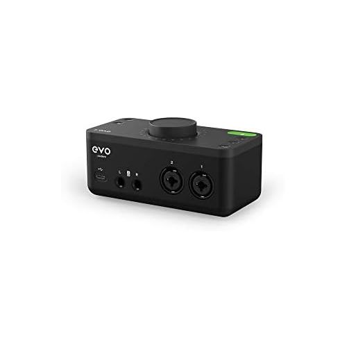  [아마존베스트]Audient EVO4, EVO 4 USB Audio Interface Sound Card for Music Production, (2 in / 2 out USB Audio Interface, 48 Volt Phantom Power, 2 Microphone Preamps, etc.)