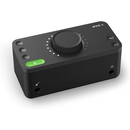  [아마존베스트]Audient EVO4, EVO 4 USB Audio Interface Sound Card for Music Production, (2 in / 2 out USB Audio Interface, 48 Volt Phantom Power, 2 Microphone Preamps, etc.)