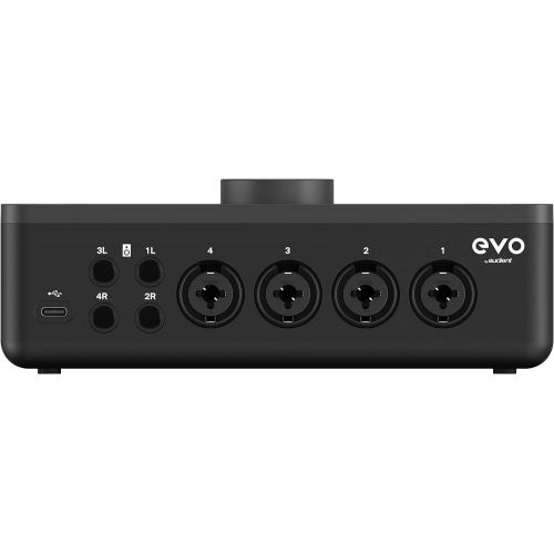  [아마존베스트]Audient EVO4, EVO 4 USB Audio Interface Sound Card for Music Production, (2 in / 2 out USB Audio Interface, 48 Volt Phantom Power, 2 Microphone Preamps, etc.)