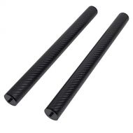 EVO Gimbals 31mm 3K Carbon Fiber Extension Pole Set for Mirrorless, DSLR and Camera Stabilizers, Works with most iPhone GoPro or DSLR Gimbals with 0.25 in Standard Thread Male Fema