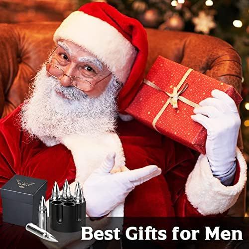  [아마존베스트]EVOFLY Gifts for Men Dad, Christmas Stocking Stuffers, Metal Whiskey Stones, Unique Birthday Gifts Ideas for Him Boyfriend Husband Grandpa Brother, Presents Cool Gadgets Anniversary Retir