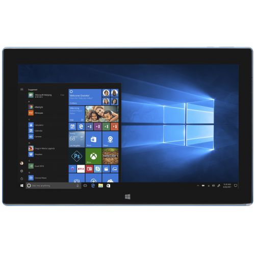  EVOO 11.6 Tablet with Keyboard, Quad Core, Windows 10, 2GB Memory, 32GB Storage, Micro HDMI, Dual Cameras, Silver