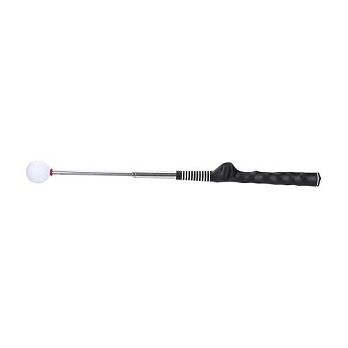  Golf Swing Trainer, Golf Swing Grip Trainer Warm Up Training Aid Telescopic Club for Beginner