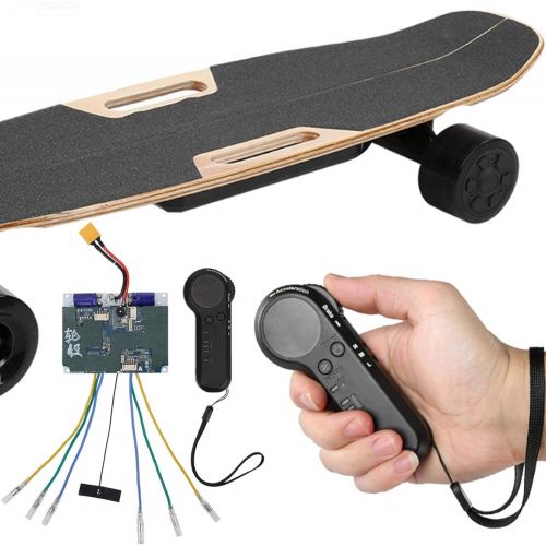  EVTSCAN Electric Four Wheel Skateboard Hub Motor Double?Drive Controller Remote Control Set