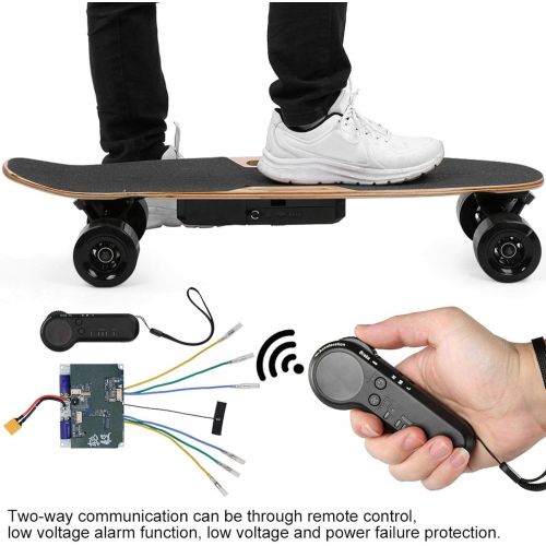  EVTSCAN Electric Four Wheel Skateboard Hub Motor Double?Drive Controller Remote Control Set