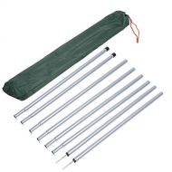 EVTSCAN 8pcs Poles,tarp Shelter Canopy Tent Awning Support Rod Upright Porch Pole