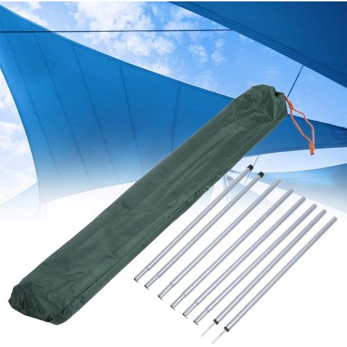  EVTSCAN 8pcs Poles,tarp Shelter Canopy Tent Awning Support Rod Upright Porch Pole