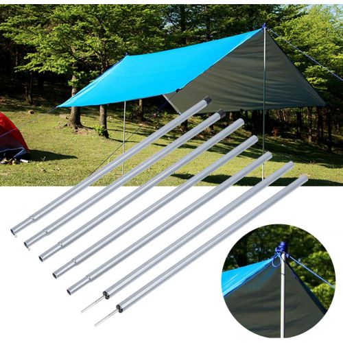  EVTSCAN 8pcs Poles,tarp Shelter Canopy Tent Awning Support Rod Upright Porch Pole