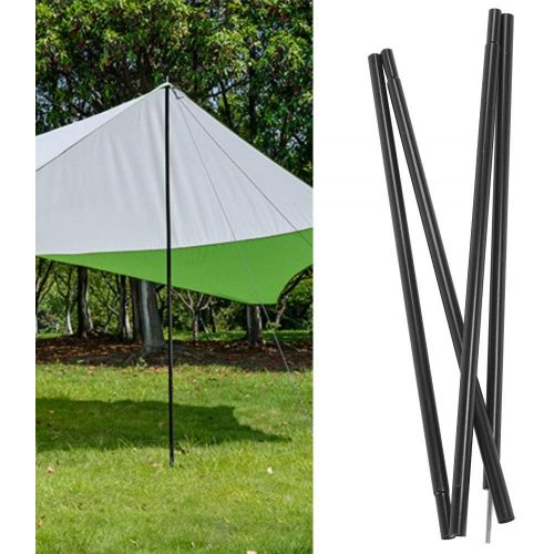  EVTSCAN 2m(78.7 inch) Lightweight Outdoor Iron Tent Shelter Canopy Supporting Folding Rod Pole for Hiking Camping, Backpacking, Hiking