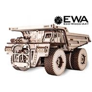 EWA EcoWoodArt 3D Assembly Wooden Puzzle Laser-Cut DIY Truck EWA