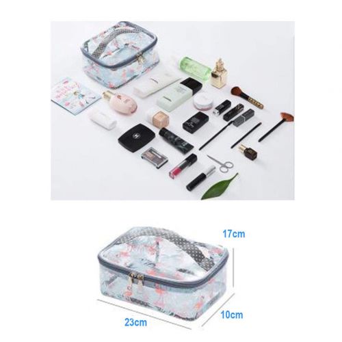  EWBF Clear Toiletry Bag Travel Luggage Carry Pouch Bag PVC Waterproof Make up Cosmetic Organizer with...