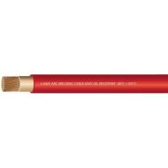 4 Gauge Premium Extra Flexible Welding Cable 600 VOLT - RED - 50 FEET - EWCS Branded - Made in the USA!