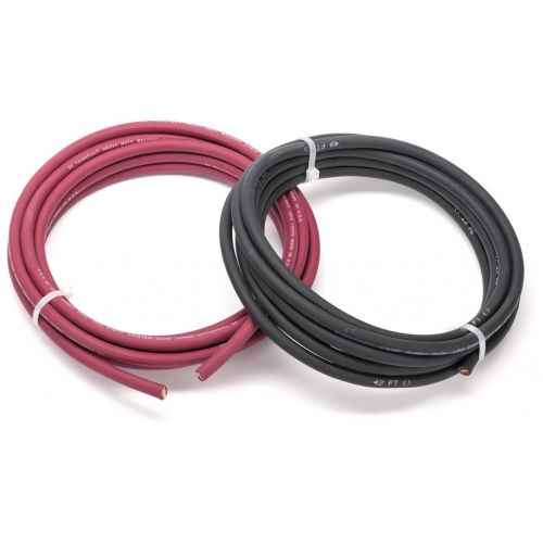  4 Gauge Premium Extra Flexible Welding Cable 600 VOLT COMBO PACK - BLACK+RED - 15 FEET OF EACH COLOR - EWCS Branded - Made in the USA!