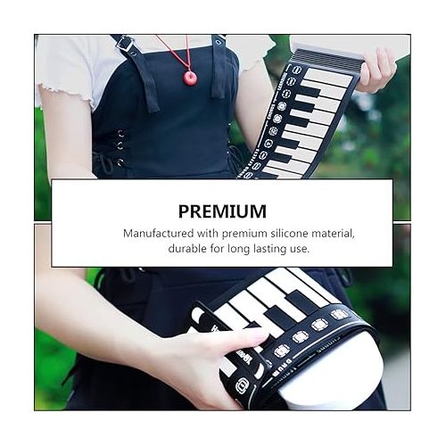  49 Roll Folding Electronic Keyboard Wireless Piano Fold up Piano Folding Piano Keyboard Music Keyboard Piano Environmentally Friendly Silicone Hand Roll Soft Keyboard Travel