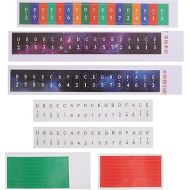 5 Sets Kalimba Note Stickers Thumb Piano Note Sticker 17 Keys Finger Instrument Training Note Decoration Sign for Starter Beginner (Random Style)