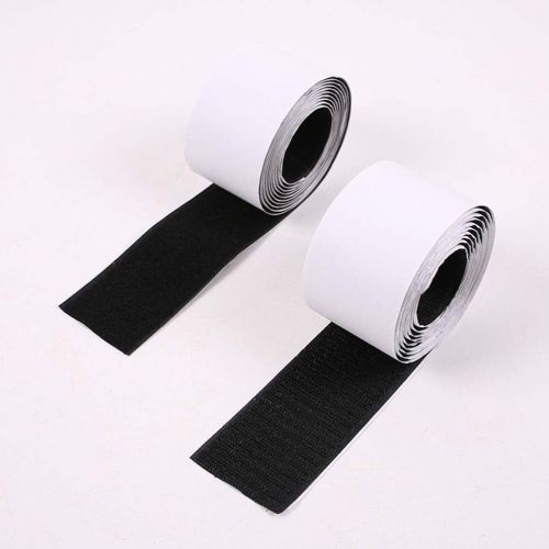  EXCEART Pedalboard Pedal Mounting Tape Self Adhesive Effect Pedal Hook Tape for Guitar Pedalboard (Black and White)