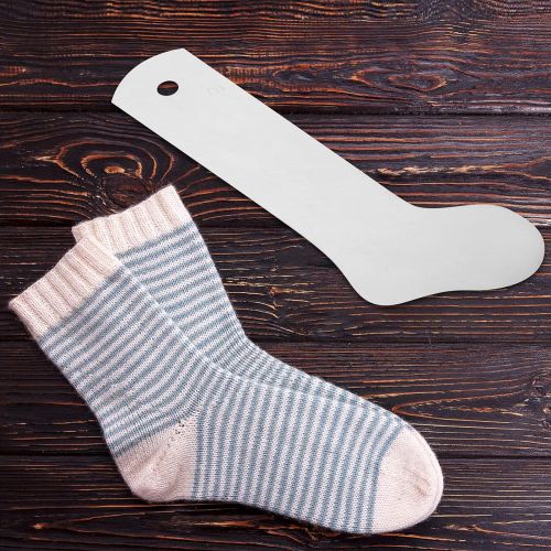  EXCEART 2pcs Metal Sock Jig Heat Press Sock Jig Hockey Style Aluminum Sock Dye Sublimation Printing Socks Jigs DIY Accessory