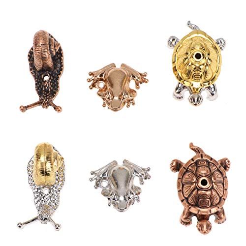  인센스스틱 Exceart 6pcs Incense Stick Burner Vintage Animal Shape Mini Incense Holder Portable Ash Catcher Tray for Home Table Decoration