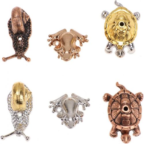  인센스스틱 Exceart 6pcs Incense Stick Burner Vintage Animal Shape Mini Incense Holder Portable Ash Catcher Tray for Home Table Decoration