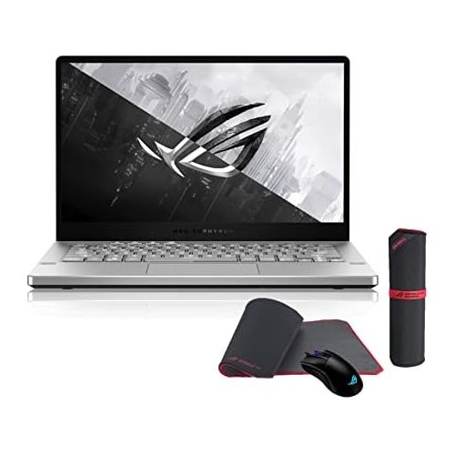  EXCaliberPC 2021 ASUS ROG Zephyrus G14 GA401QM 211.ZG14 (AMD Ryzen 9 5900HS, 16GB RAM, 1TB NVMe SSD, RTX 3060 6GB, 14 FHD 144Hz, Windows 10) Gaming Notebook Moonlight White