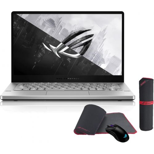  EXCaliberPC 2021 ASUS ROG Zephyrus G14 GA401QM 211.ZG14 (AMD Ryzen 9 5900HS, 16GB RAM, 1TB NVMe SSD, RTX 3060 6GB, 14 FHD 144Hz, Windows 10) Gaming Notebook Moonlight White