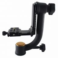 EXMAX 360°Swivel Panoramic Vertical Gimbal Pro Clamp Tripod Ball Head System For Outdoor Shooting