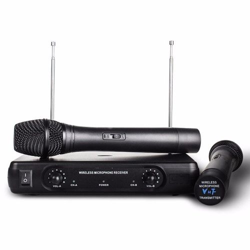  EXMAX V-2 VHF Handheld Dynamic Wireless Professional Microphone System Outdoor Wedding Conference Party Singing KTV Karaoke Cordless Mic