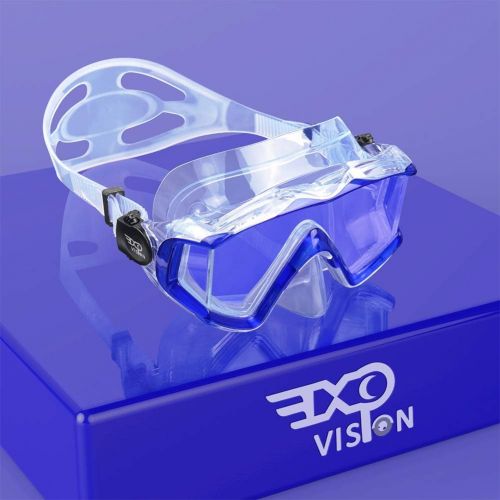  EXP VISION Diving Mask Snorkeling Gear, Kids Adult 2PCS Snorkel Mask Dive Goggles Silicone Swim Glasses with Nose Cover for Snorkeling Scuba Free Diving Spearfishing