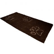 EXPAWLORER Dog Doormat for Dirty Dogs - Microfiber Absorbent Pet Door Mat, Brown