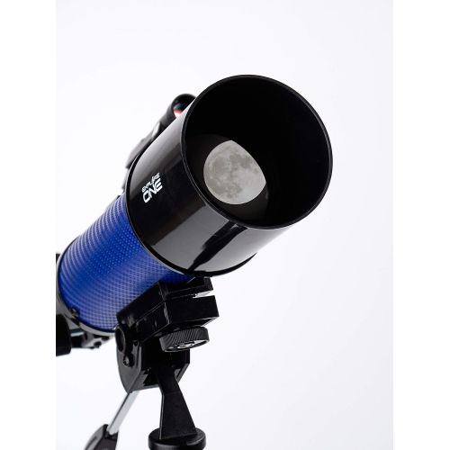  Explore One CF400SP Astronomy and Terrestrial Telescope with 20x to 67x Magnification - 70mm Aperture - 400mm Focal Length - Smartphone Adapter - Easy-to-Use Beginner Telescope for