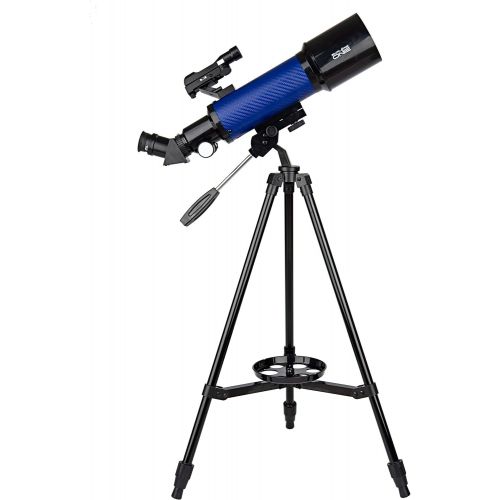  Explore One CF400SP Astronomy and Terrestrial Telescope with 20x to 67x Magnification - 70mm Aperture - 400mm Focal Length - Smartphone Adapter - Easy-to-Use Beginner Telescope for