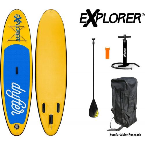  EXPLORER SUP Inflatable Isup aufblasbar Stand Up Paddle aufblasbares Board Surfboard Set