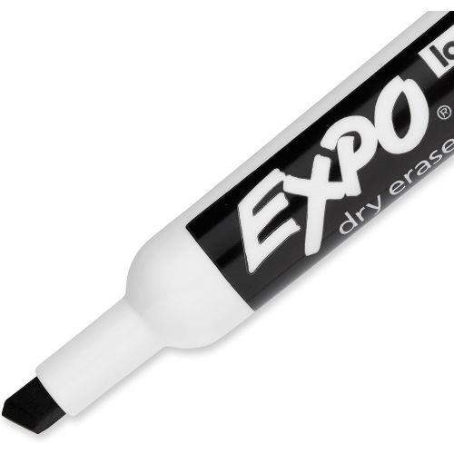  [아마존 핫딜]  [아마존핫딜]Expo 1920940 Low Odor Dry Erase Markers, Chisel Tip, 36 Count, Black