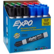 [아마존핫딜][아마존 핫딜] Expo EXPO Low Odor Dry Erase Markers, Chisel Tip, Assorted, 36 Count