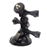 EXSHOW Adjustable Suction Cup Mount with Swivel Arm Mount for All Cameras and GoPro Hero 9 8 7 6 5 4 3+ 3 2 1