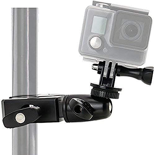  EXSHOW Metal Handlebar Motorcycle Mount with 1/4 Screw Adapter for GoPro Hero 9 8 7 6 5 4 3+ 3 2 1 and All Cameras