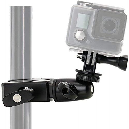  EXSHOW Metal Handlebar Motorcycle Mount with 1/4 Screw Adapter for GoPro Hero 9 8 7 6 5 4 3+ 3 2 1 and All Cameras