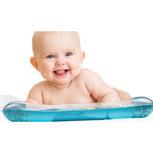  [아마존 핫딜]  [아마존핫딜]EXTSUD Wassermatte Aufblasbare Wasserspielmatte Bauchzeit Premium Kinder und Kleinkinder Spielen Aktivitatscenter fuer das Wachstum Ihres Babys Wasserpark des Fruehen Kindes,66 x 50