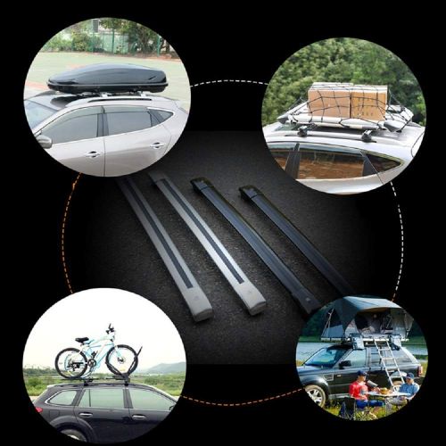  EXeAuto MotorFansClub Roof Rack Rail Aluminum Top Cross Bar Crossbar Baggage Luggage Rack for Mercedes Benz X164 GL450 2006-2012(5 pcs)