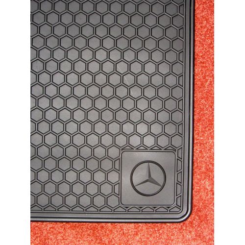  EXeAuto Genuine Mercedes Benz R129 SL All Season Rubber Floor Mat Set Black {90-02}