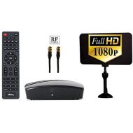 [아마존베스트]EXuby Digital TV Converter Box - Digital Antenna - RF and RCA Cable - Complete Bundle to View and Record HD Channels (Instant or Scheduled Recording, 1080P HDTV, HDMI Output and 7 Day Pr