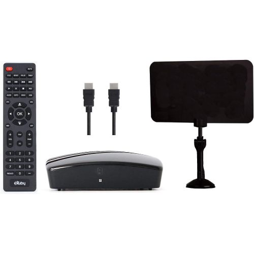  [아마존베스트]eXuby Digital Converter Box for TV, Antenna, HDMI and RCA Cable - Complete Bundle to View, Record HD Channels Instant or Scheduled Recording, 1080P HDTV, HDMI Output and 7 Day Prog