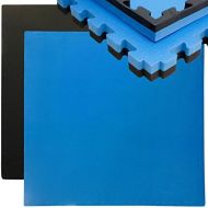 [아마존베스트]Eyepower 40 mm Thick Floor Protection Mat 90 x 90 cm Training Mat Puzzle Mat Expandable Fitness Mat with Edge