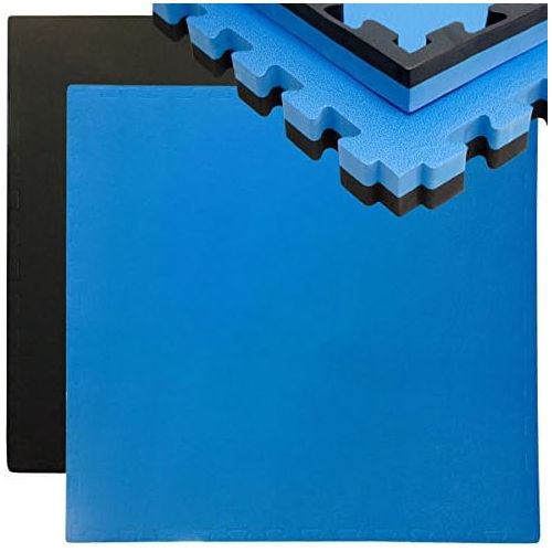  [아마존베스트]Eyepower 40 mm Thick Floor Protection Mat 90 x 90 cm Training Mat Puzzle Mat Expandable Fitness Mat with Edge