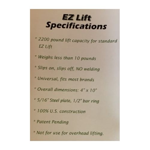  EZ - Lift Attachment for Front End Loader Tractor Bucket - 2200 Pound Capacity - Mini Crane