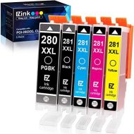 [아마존베스트]E-Z Ink (TM) Compatible Ink Cartridge Replacement for Canon PGI-280XXL CLI-281XXL PGI 280 XXL CLI 281 XXL for PIXMA TR7520 TR8520 TS6120 TS6220 TS8120 TS8220 TS9120 TS9520 TS9521C
