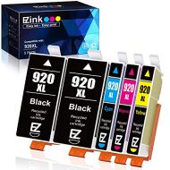 E-Z Ink (TM) Compatible Ink Cartridge Replacement for HP 920XL 920 for use with Officejet 6500 6500A 6000 7000 7500 7500A E709 Printer Tray (2 Black, 1 Cyan, 1 Magenta, 1 Yellow, 5