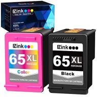 E-Z Ink (TM) Remanufactured Ink Cartridge Replacement for HP 65 65XL 65 XL to use with Envy 5055 5052 5058 DeskJet 2622 2624 2652 2655 3752 3755 Printer (1 Black, 1 Color)