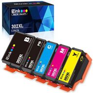 E-Z Ink (TM) Remanufactured Ink Cartridge Replacement for Epson 302XL 302 T302XL T302 to use with Expression Premium XP-6000 XP6000 XP-6100 Printer (5 Pack)